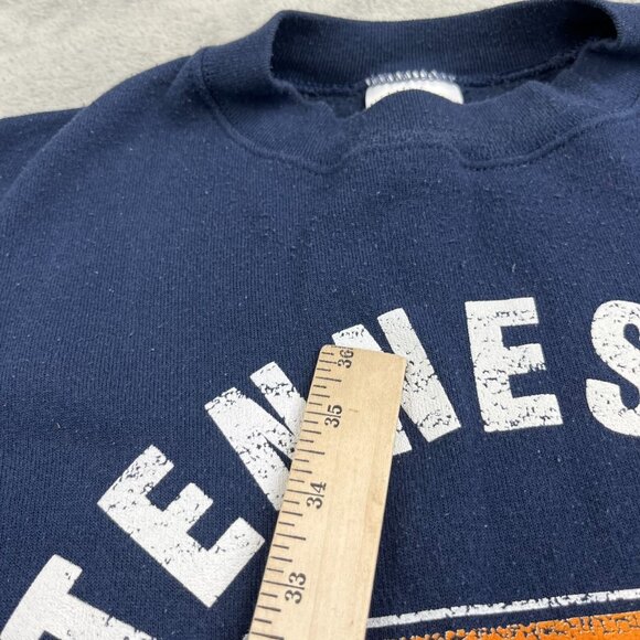 Vintage Tennessee Volunteers Sweatshirt Men XL Blue Tultex Crewneck Y2K NCAA VFL - Picture 5 of 11